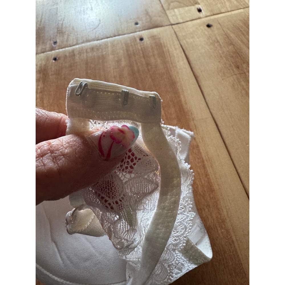 Victorias Secret Dream Angels Push-Up Bra 38D White Lace Underwire Padded‎ - Picture 4 of 5